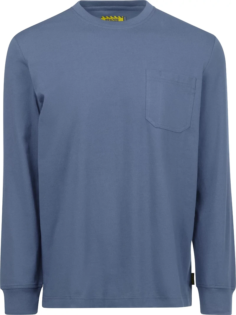 Brazos Men’s Contractor Pocket Long Sleeve T-shirt
