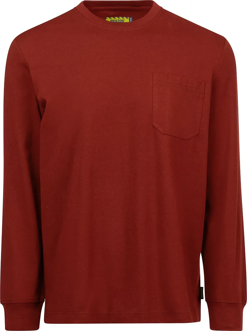Brazos Men’s Contractor Pocket Long Sleeve T-shirt