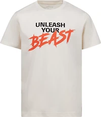 BCG Boys' Lifestyle Unleash Your Beast Cotton GFX Short Sleeve Graphic T-shirt