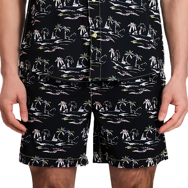 Beach Bros Men's Palm Five-O Cabana Swim Set