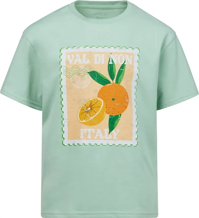 BCG Girls' Lifestyle Cotton Boxy Italy T-shirt