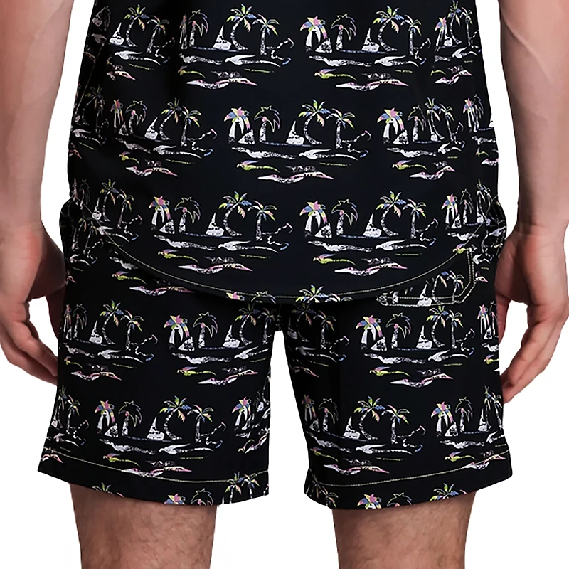Beach Bros Men's Palm Five-O Cabana Swim Set