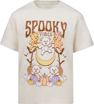 BCG Girls' Lifestyle Cotton Boxy Spook Vibe T-shirt