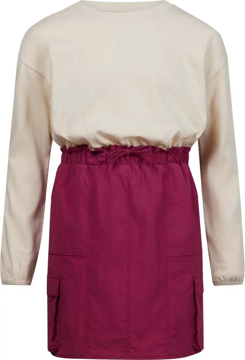 Magellan Outdoors Girls' Adventure Long Sleeve Cargo Dress