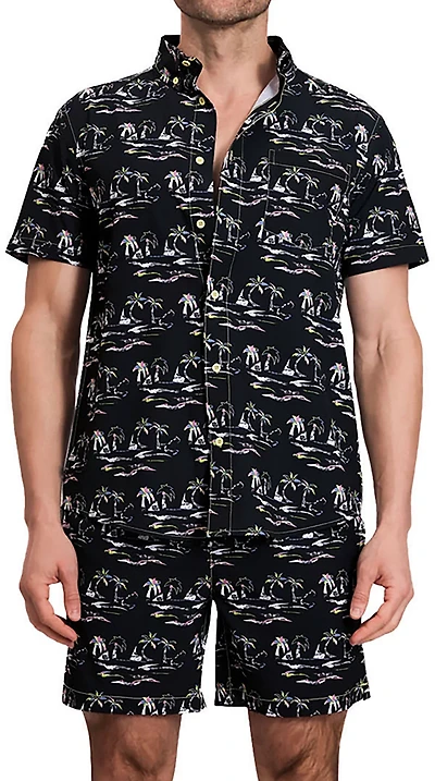 Beach Bros Men's Palm Five-O Cabana Swim Set