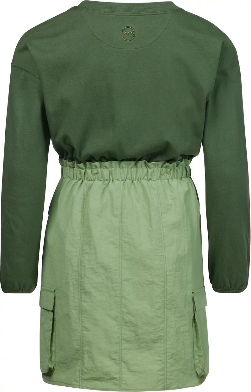 Magellan Outdoors Girls' Adventure Long Sleeve Cargo Dress