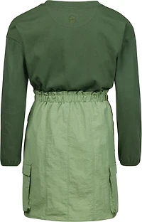 Magellan Outdoors Girls' Adventure Long Sleeve Cargo Dress