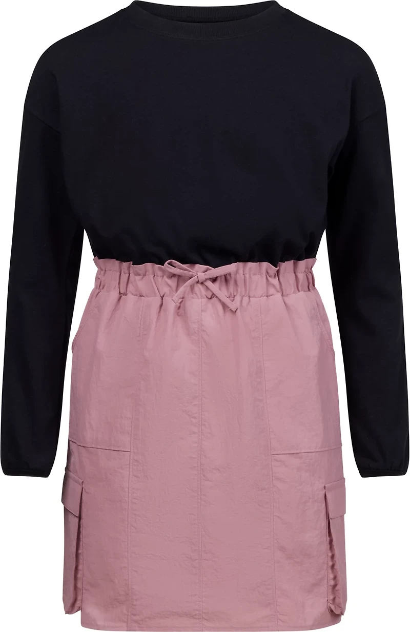 Magellan Outdoors Girls' Adventure Long Sleeve Cargo Dress