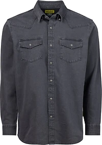 Brazos Men's Ranch Hand Denim Long Shirt Work