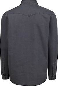 Brazos Men's Ranch Hand Denim Long Shirt Work