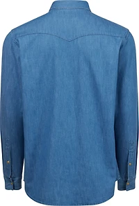 Brazos Men's Ranch Hand Denim Long Shirt Work