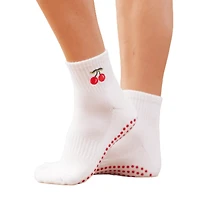 Souls. Women's Very Cherry Grip Ankle Socks