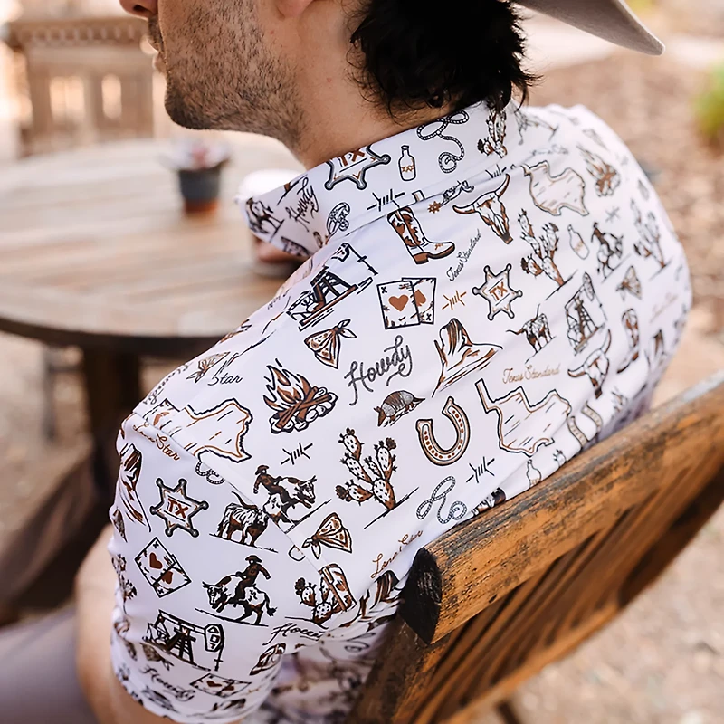 Texas Standard Men's Chisholm Traditions Polo Shirt