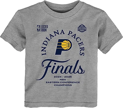 Fanatics Youth Pacers NBA 2025 Conference Champions Locker Room Short Sleeve T-Shirt