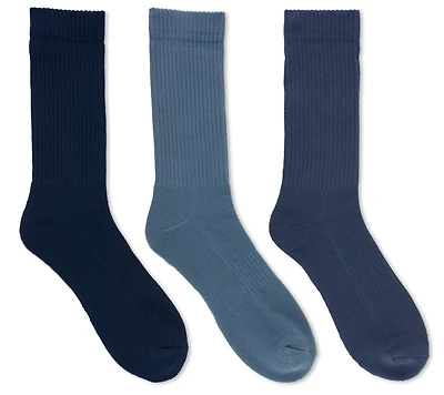 BCG Solids Everyday Crew Socks 3-Pack