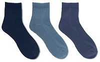 BCG Unisex Solids Quarter Socks 3 Pack