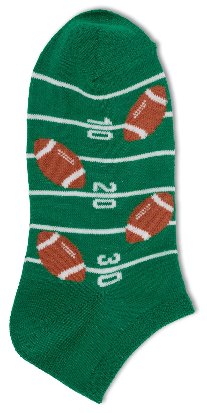 BCG Boys' Football No Show Socks 6-pack
