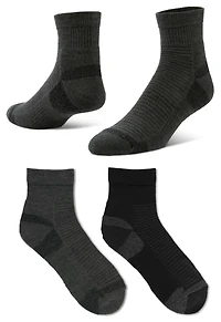 Magellan Outdoors Men's Broken Stripe Ankle Socks 2-pack