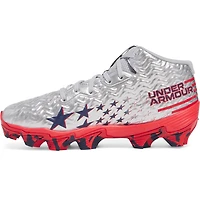 Under Armour Boys' Spotlight Hammer Jr. USA Football Cleats