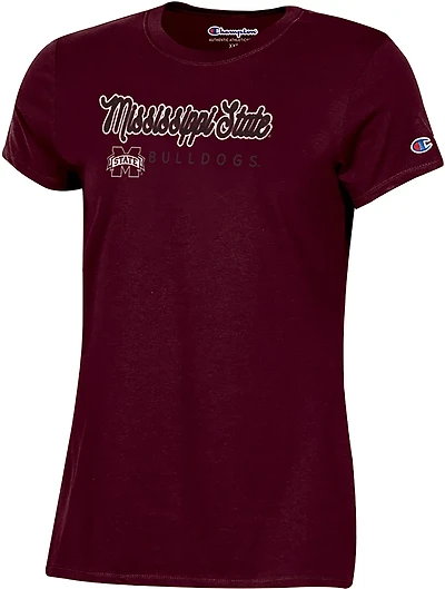 Champion Women's Mississippi State Team Script T-shirt