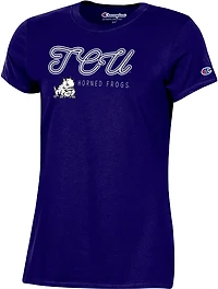 Champion Women's TCU Team Script T-shirt