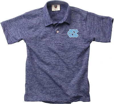 Wes and Willy Youth University of North Carolina Cloudy Yarn Polo Shirt