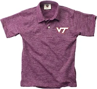 Wes and Willy Youth Virginia Tech Cloudy Yarn Polo Shirt
