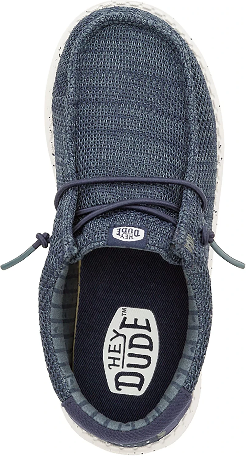 Hey Dude Boys' Wally Stretch Mesh Shoes