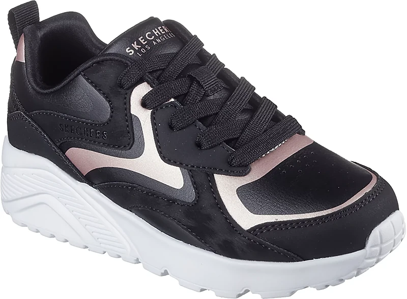 SKECHERS Kids' Uno Lite Metallic Blast Shoes