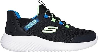 SKECHERS Boys' (4-7) Slip-Ins Bounder Brisk Burst Shoes
