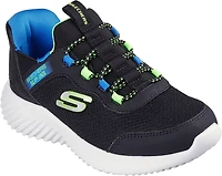 SKECHERS Boys' (4-7) Slip-Ins Bounder Brisk Burst Shoes