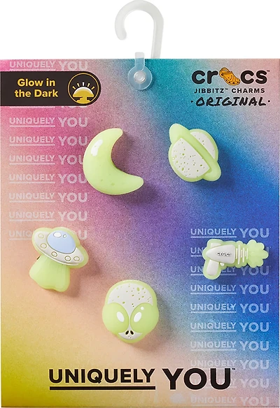 Crocs Jibbitz™ Glow in the Dark Space 5 Pack