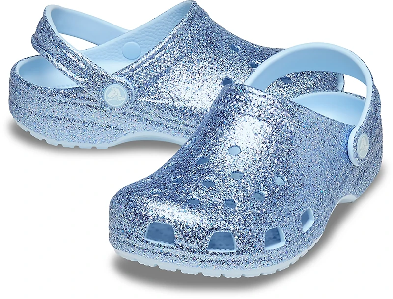 Crocs Kids' Classic Chunky Glitter Clog PSGS