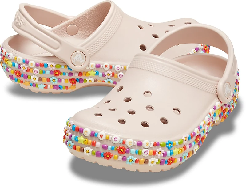 Crocs Toddlers' Classic Beaded Band Clog