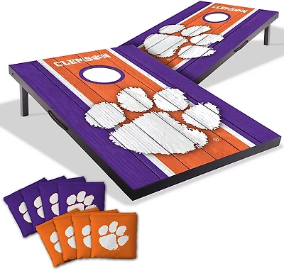 YouTheFan Clemson MDF 2 ft x 3 ft Cornhole Set