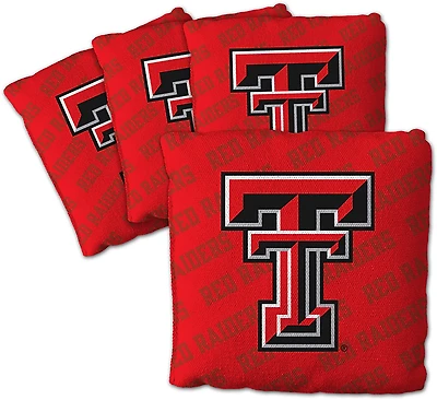 YouTheFan Texas Tech University Licensed Cornhole Bags 4-Pack