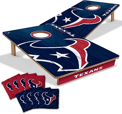 YouTheFan Texans Solid Wood 2 ft x 3 ft Cornhole Set