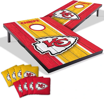 YouTheFan Chiefs MDF 2 ft x 3 ft Cornhole Set