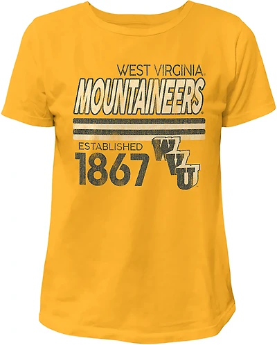 WILDCAT RETRO Women's West Virginia Vintage Team T-shirt