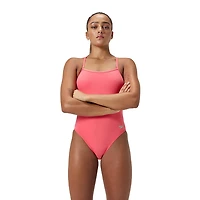 Speedo Women's Solid V-Back One-Piece Competitive Swimsuit