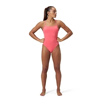 Speedo Women's Solid V-Back One-Piece Competitive Swimsuit