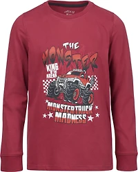 BCG Boys' Lifestyle Monster Truck Madness Long Sleeve T-shirt