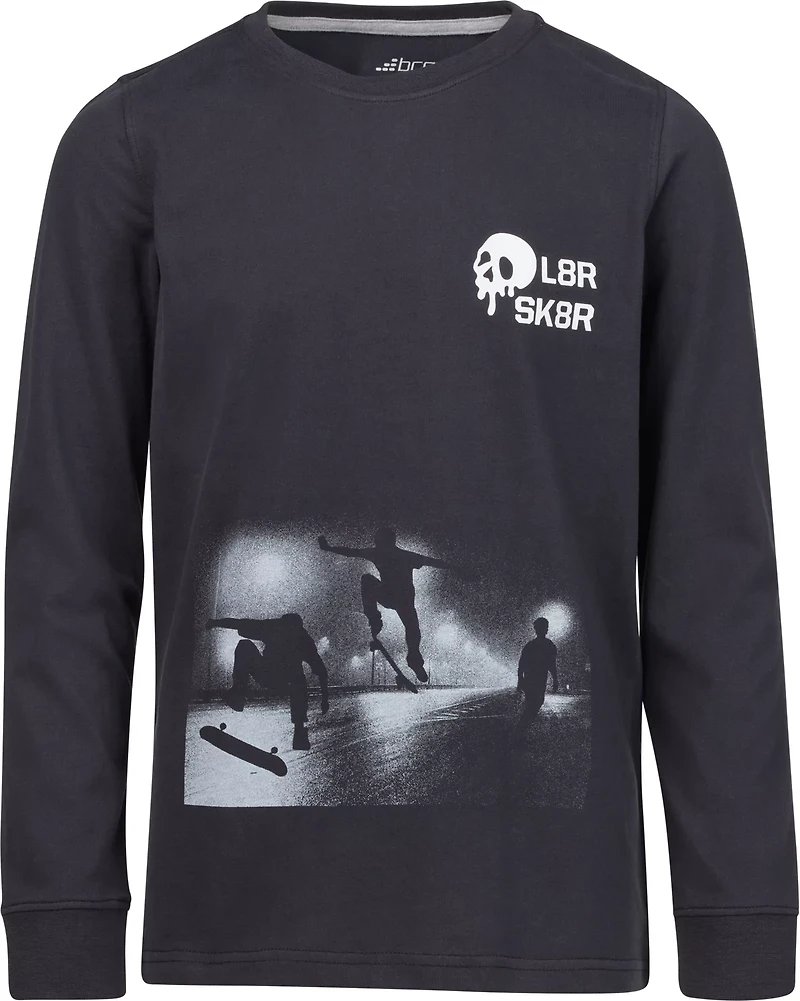 BCG Boys' Lifestyle Later Skater Long Sleeve T-shirt