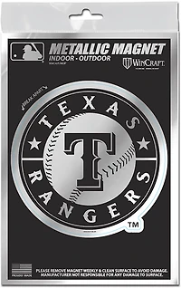 WinCraft Texas Rangers 3 x 5 in. Metallic Magnet