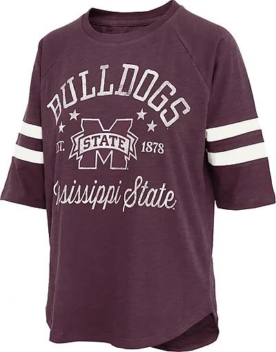Pressbox Women's Mississippi State Academy Slub T-shirt