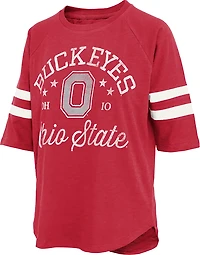 Pressbox Women's Ohio State Academy Slub T-shirt