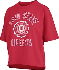 Pressbox Women's Ohio State Cameron Motley Crew T-shirt