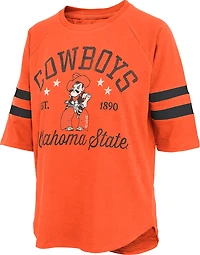 Pressbox Women's Oklahoma State Academy Slub T-shirt