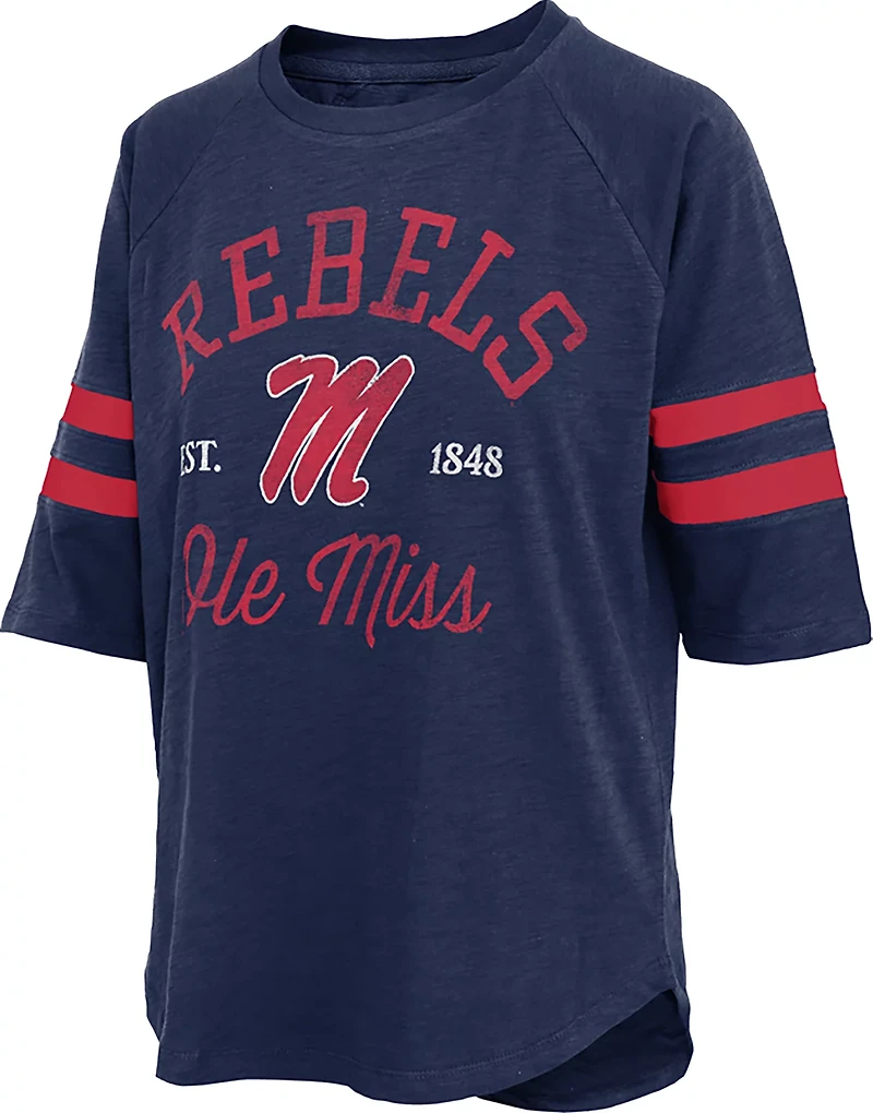 Pressbox Women's Ole Miss Academy Slub T-shirt