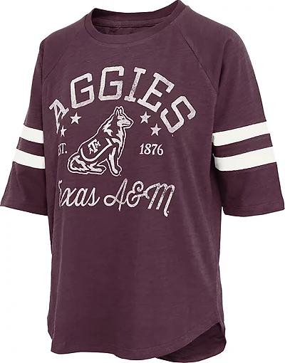 Pressbox Women's Texas A&M Academy Slub T-shirt